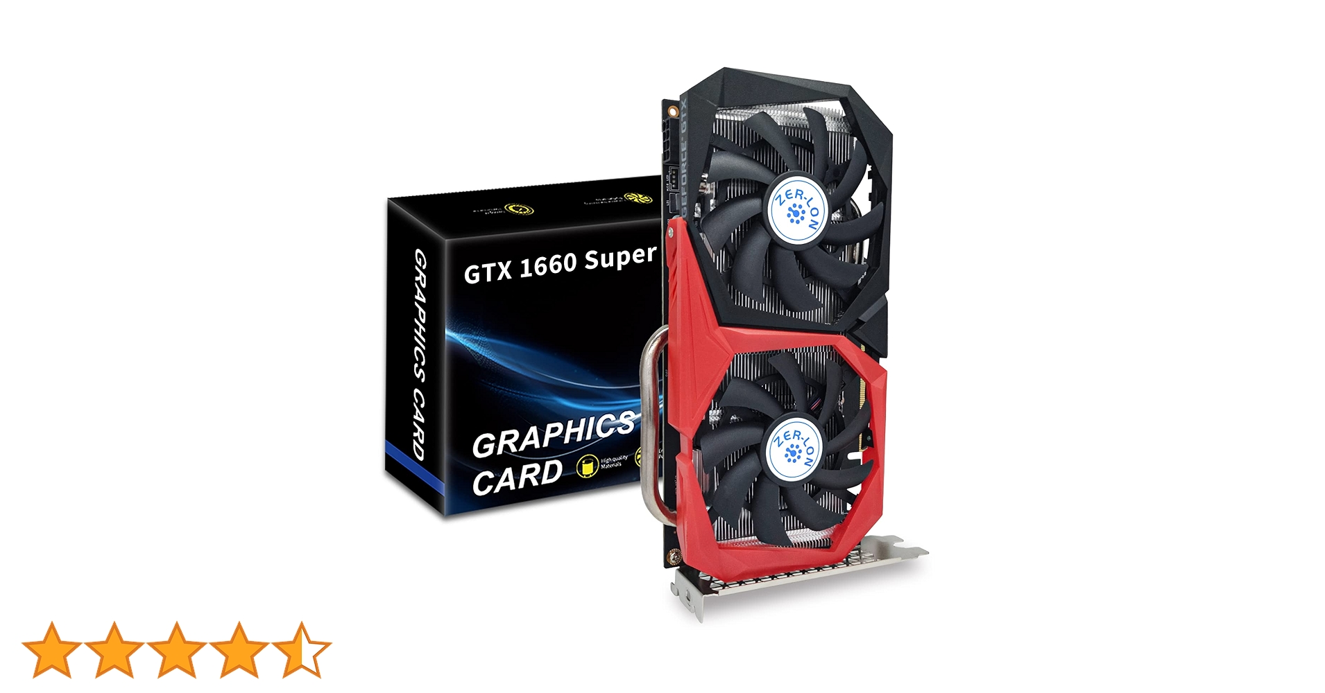 グラフィックボード・グラボ・ビデオカード GTX1660 super 6GB Amazon | ZER-LON GeForce GTX 1660 Super 6GB グラフィック